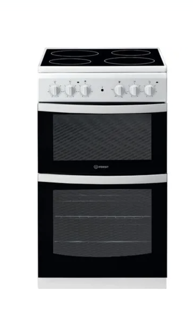  INDESIT D5V92KMW/UK Electric freestanding double cooker: 50cm - ID5V92KMW/UK