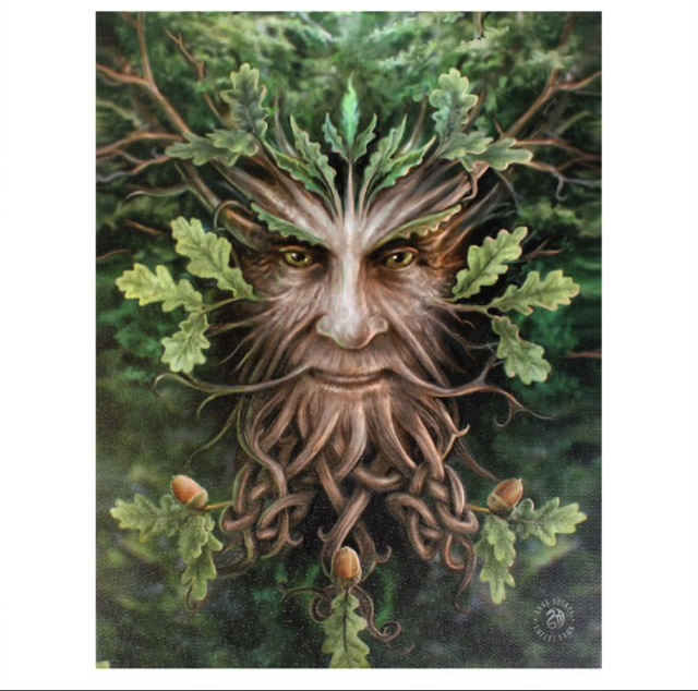The Oak King / The Greenman Canvas