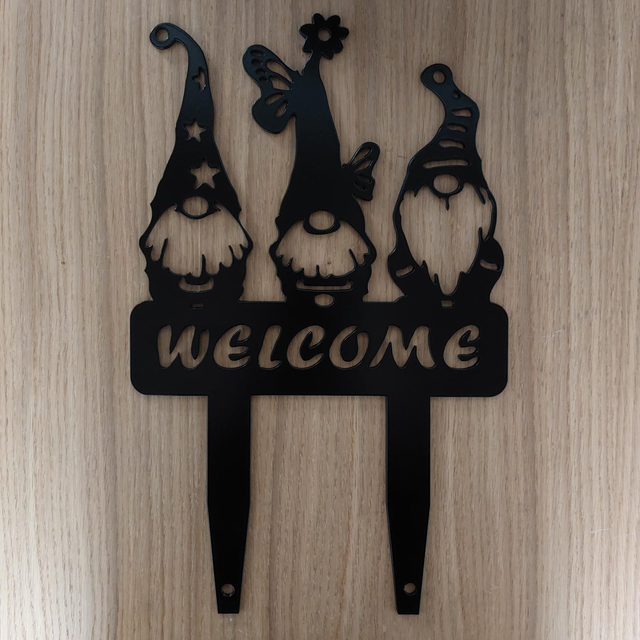 Welcome Gnome Garden Spike 