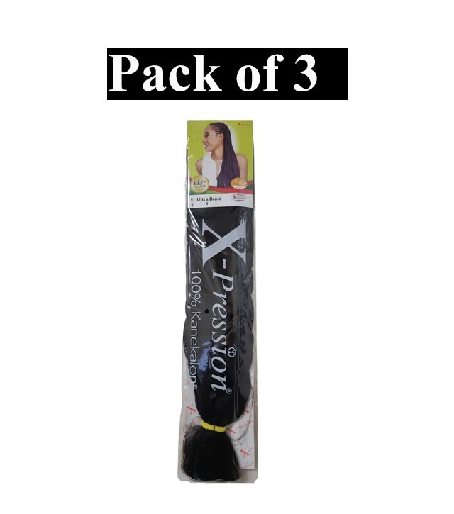 (Pack of 3) Xpression Ultra Braid
