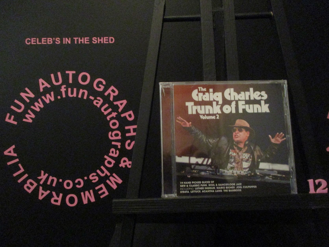 Craig Charles - 'The Craig Charles Trunk Of Funk Volume 2' Authentic Autographed Album Cover (12)
