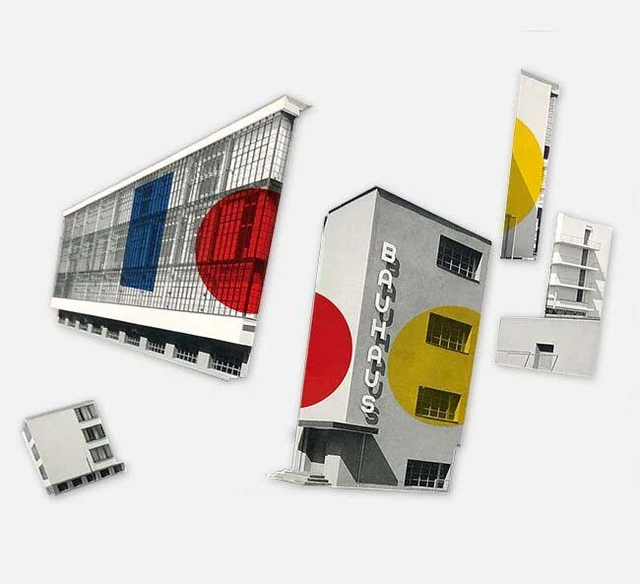 Magnets Bauhaus 100 ans Dessau  