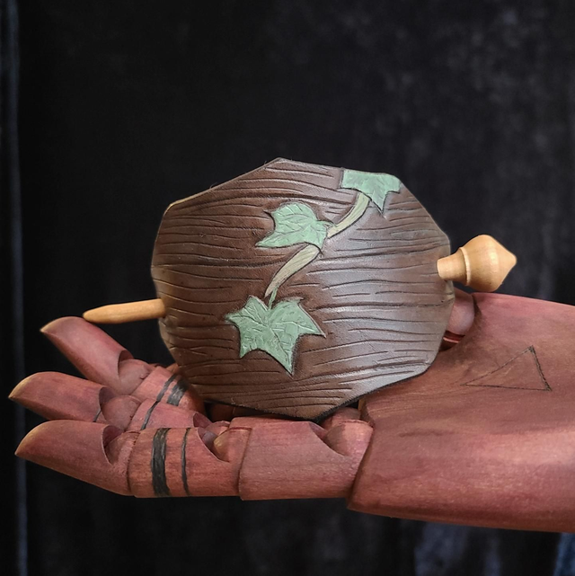 Barrette Charmes d&#039;écorce Lierre 