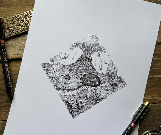 Mushroomland eruption 