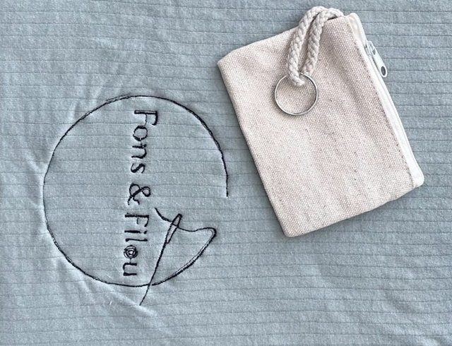 Geldbeugel 11,5*9cm ECRU