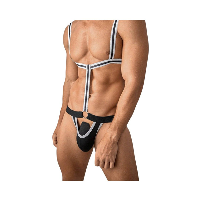 Jockstrap Negro con Tirantes