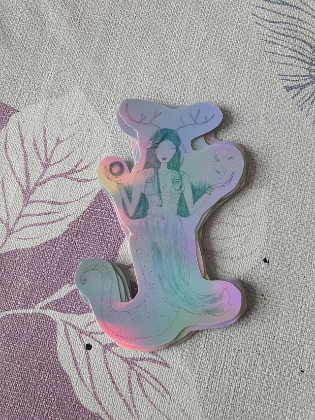 Sticker Holo Big Forest Spirit 