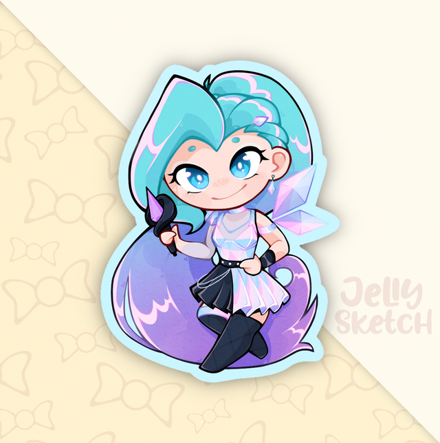KDA Seraphine | LOL Sticker