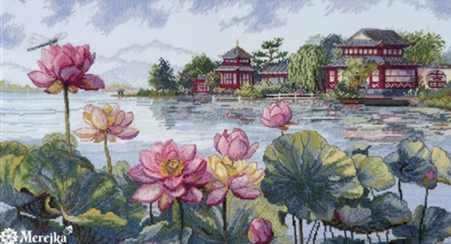 Merejka Lotus Dreams Counted Cross Stitch Kit
