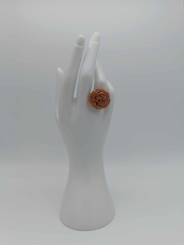 Bague en porcelaine froide Fleur 
