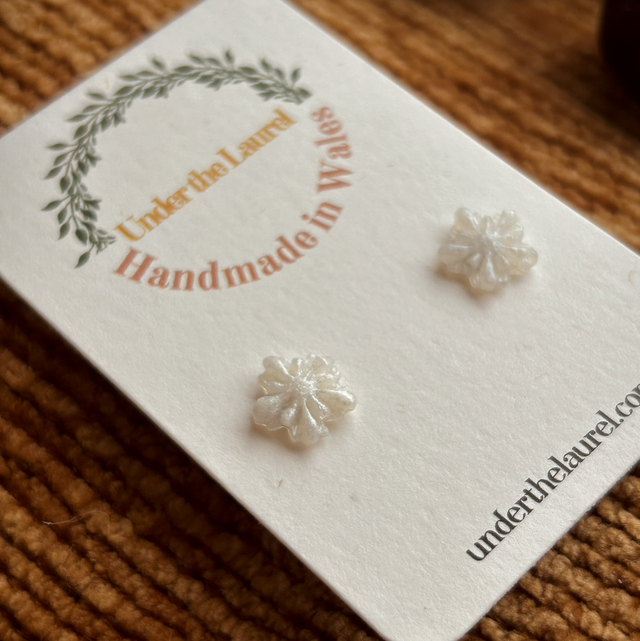 Snowflake Stud Earrings
