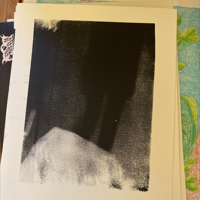 "Skarbnytsya" Pitch black print