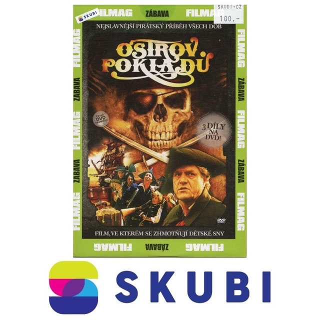 DVD Ostrov pokladů / Остров сокровищ - CZ, RU