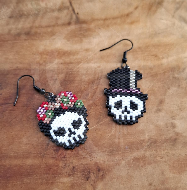Boucles d'oreilles "Les Fiancés de Oaxaca"