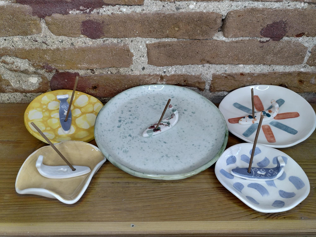 Portaincenso pesciolino+piattino