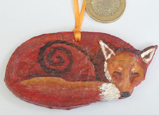 Wonderful "Animal Inspirations" Hanging Gift. "Fox". With an inspirational motto on the reverse.