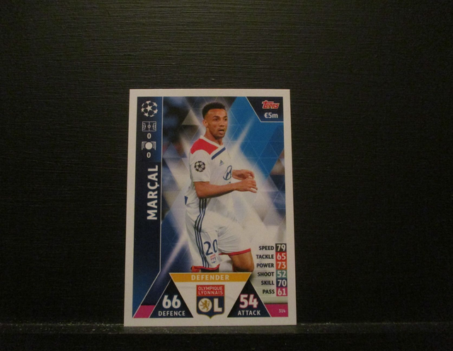 MARCAL - UEFA Champions League Match Attax 2018/19 Original Trading Card #314