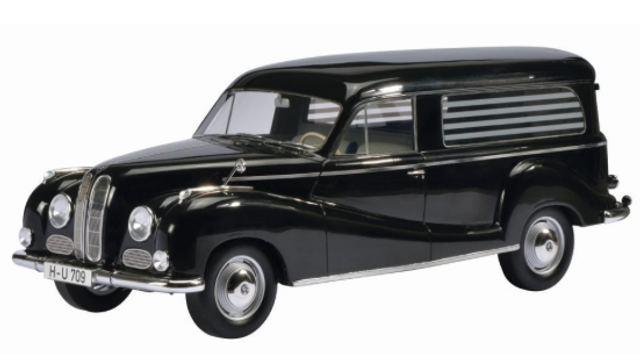 BMW 502 Barockengel Hearse Bestattungswagen Schuco Pro.43 1:43