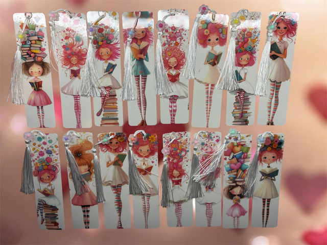 Marque page "la vie est plus belle en couleurs"