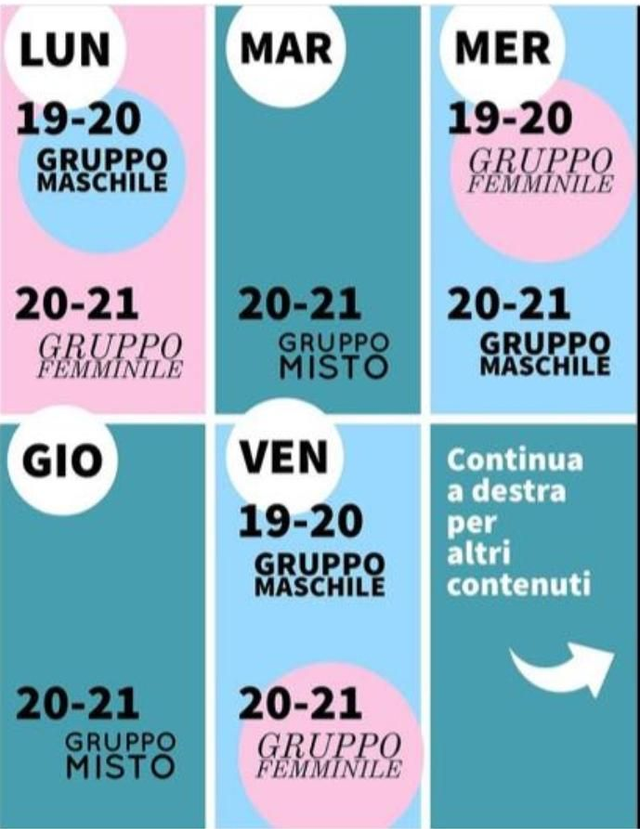 Allenamento Di Gruppo Orario Fisso