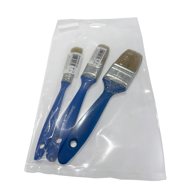 Disposable Paint Brushes / BLUE / 3 pack 