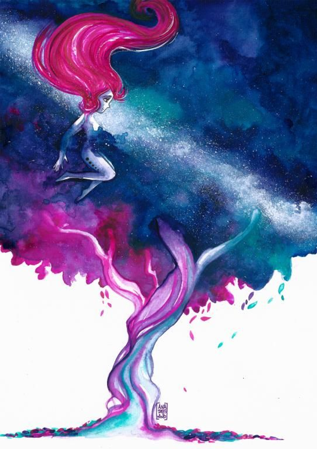 Poster "Arbre Cosmique" - Ana Dess