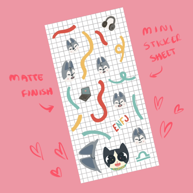 Stray Kids Deco Stickersheet | Bang Chan Wolfchan