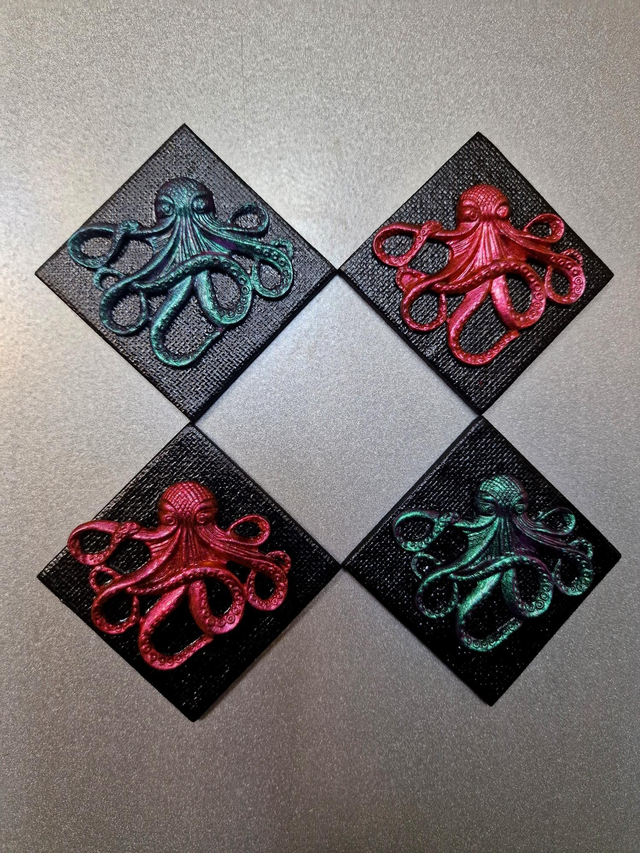 Octopus Fridge Magnet