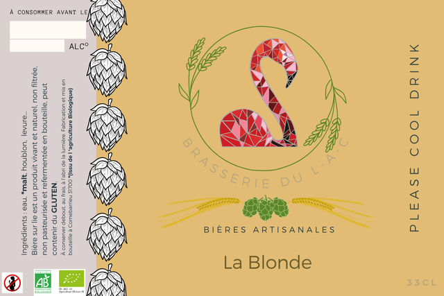 Bière &quot; La Blonde&quot;