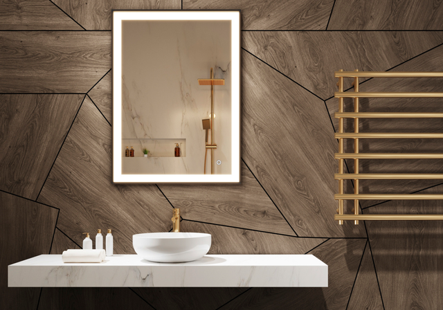 ESPELHO RETANGULAR LED PEGASOS