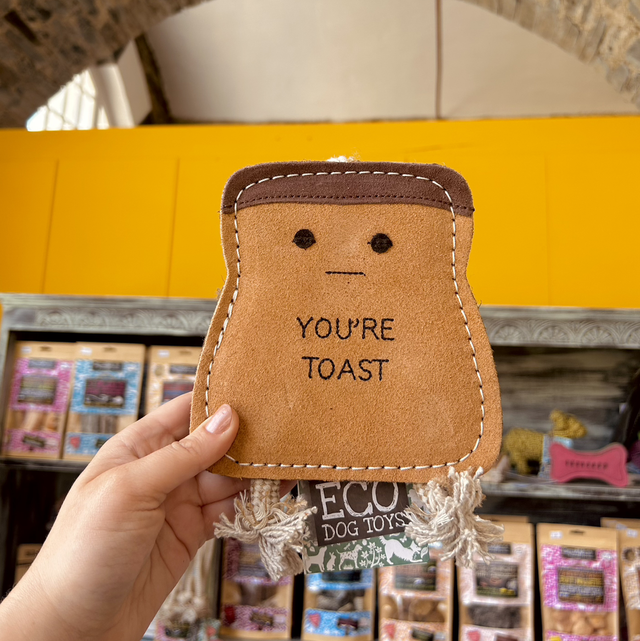 Green & Wild's You're Toast, Eco Dog Toy