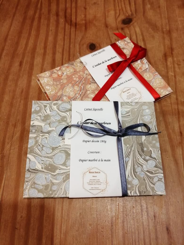 Carnet Leporello à ruban