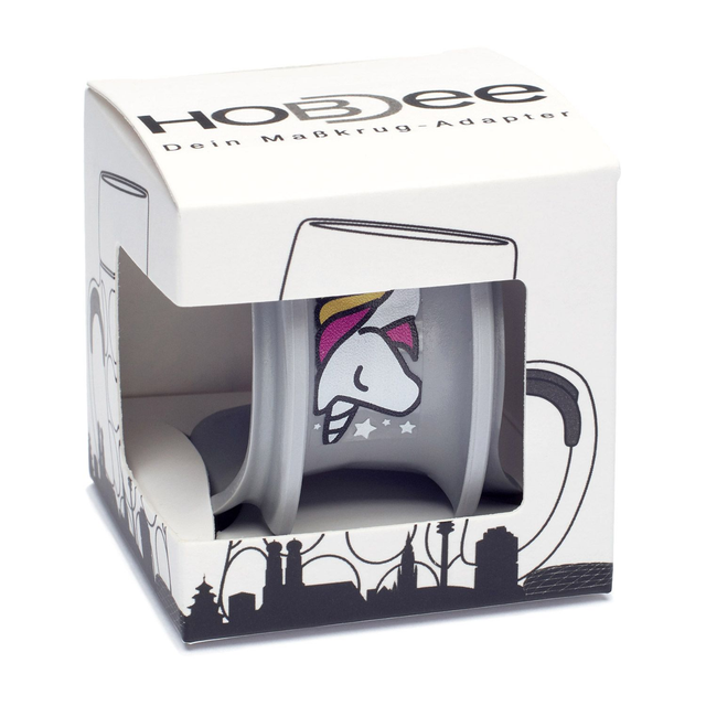 HOBDEE Grau 1Horn