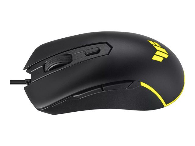  ASUS TUF Gaming M3 Gen II - Mouse - ergonomico - per destrorsi - ottica - 6 pulsanti - cablato - USB 2.0 - nero