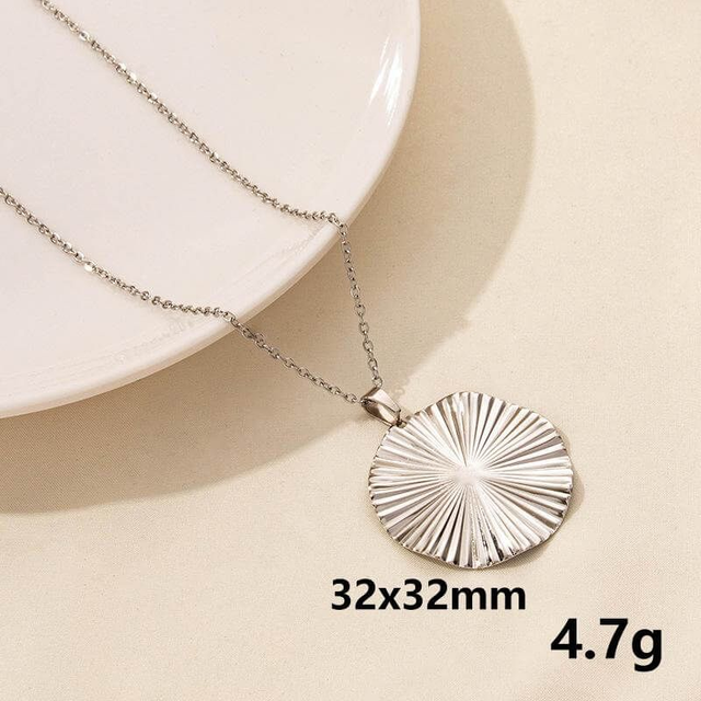  Silver Roll Necklace