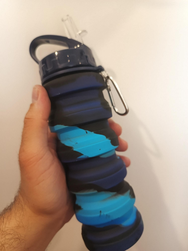 Gourde pliable de 500 ml 2 couleurs
