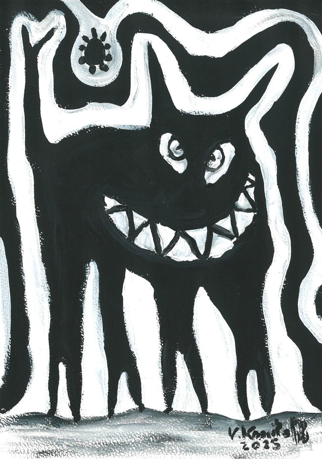 Le bruit sous la forme de démon