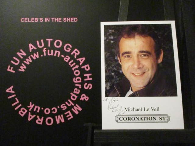 Michael Le Vell (Kevin Webster) Original Coronation Street Pre-Print Cast Card