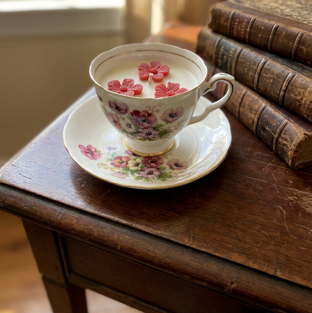 Vintage Teacup Candle 008