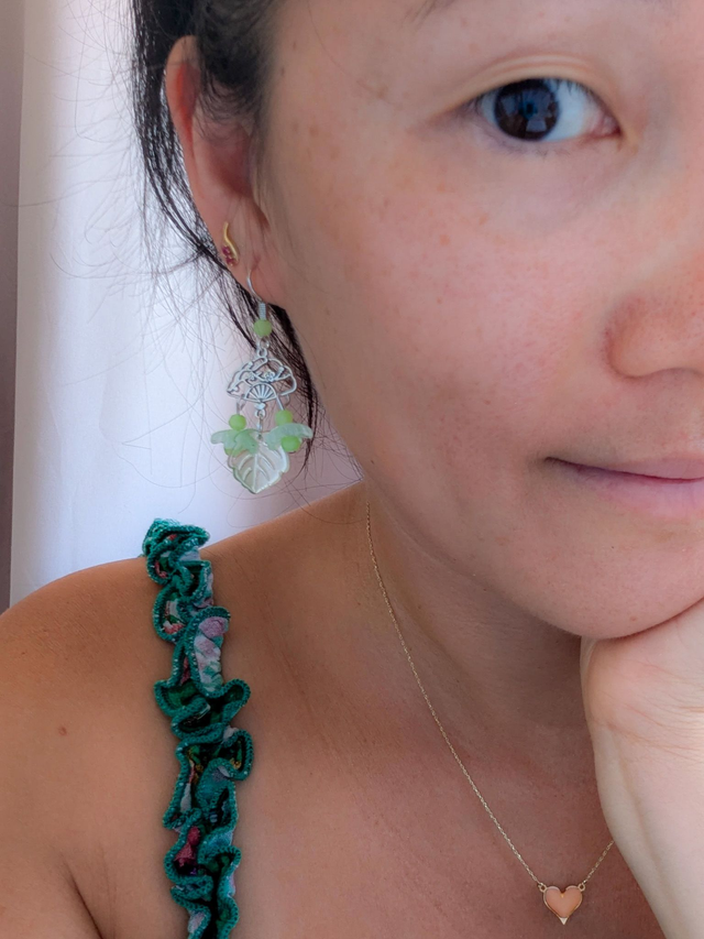 Boucle d’oreilles Éventail 