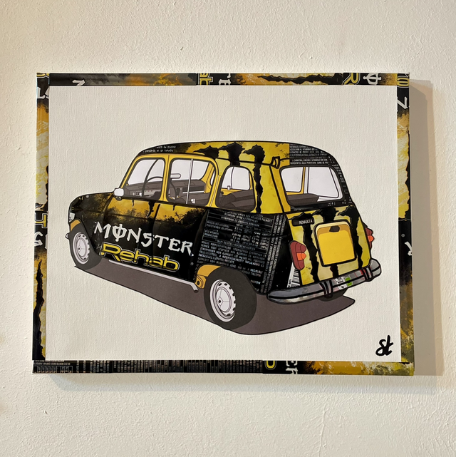 Tableau 4L châssis toile 