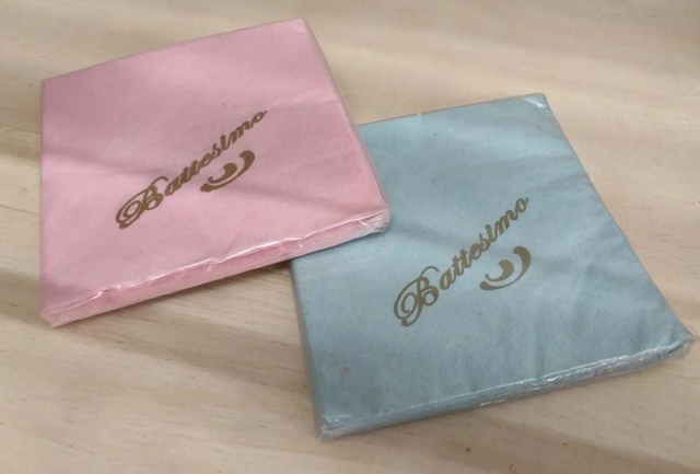 Tovaglioli dolce Battesimo