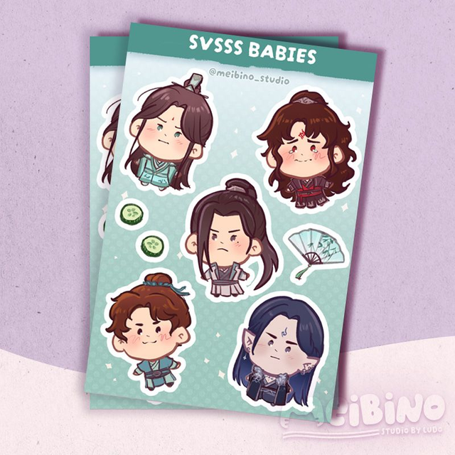 arkusz naklejek - scum villain