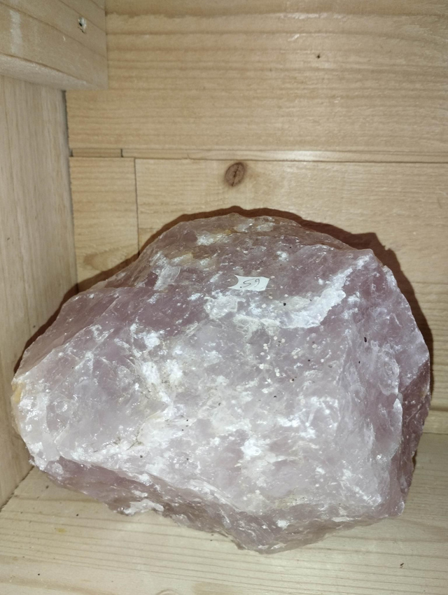 Quartz rose, gros bloc