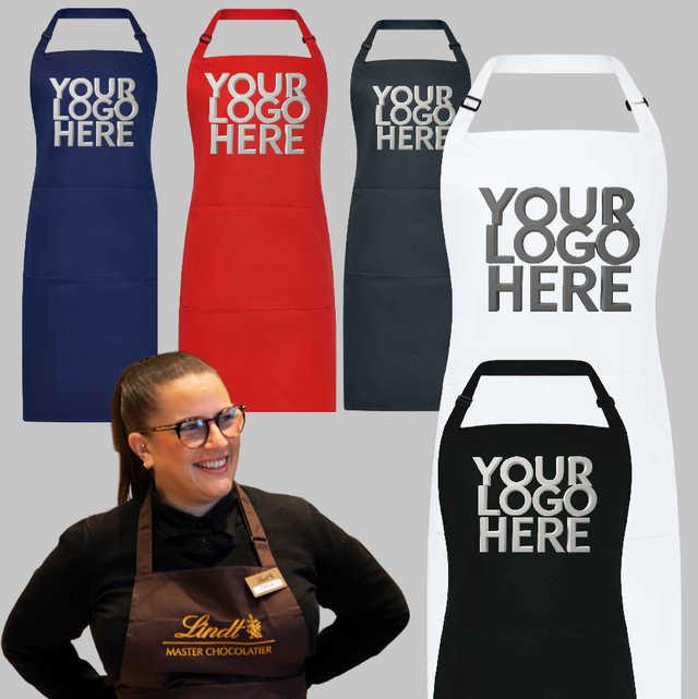 Customised Work Apron – Personalised with Your Logo or Text