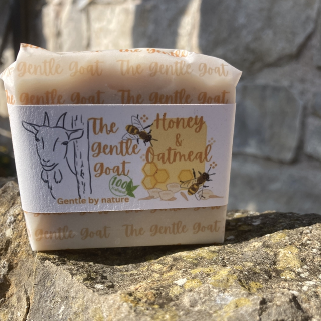 Honey and Oatmeal Goats’ milk soap