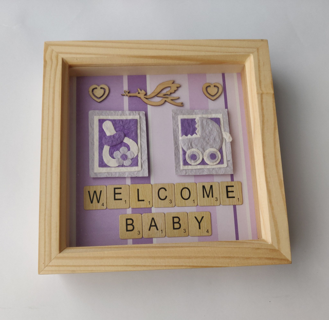 Welcome Baby Deep Frame