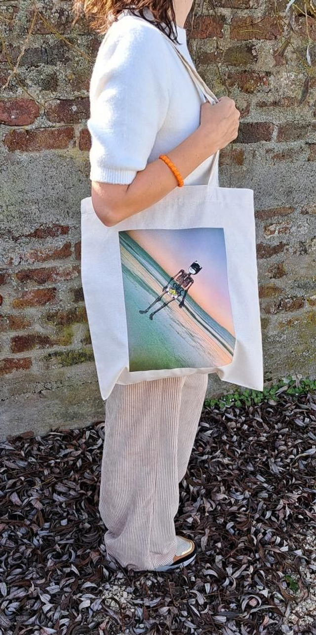 Sac en tissu " Batman chez les nudistes "