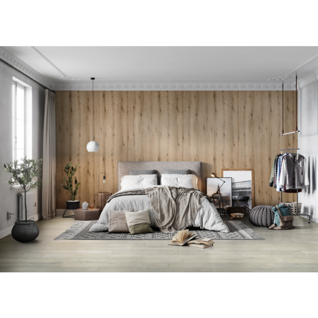 Wandpaneele wasserfest Coast Evoke Oak 123x280 Braun