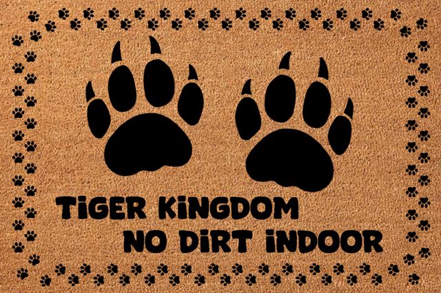 Fußmatte: Tiger